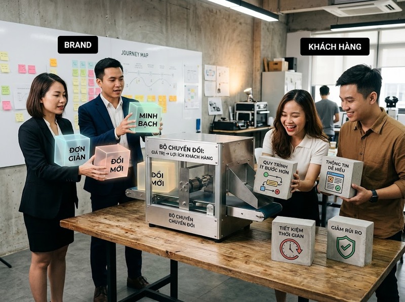 Giá trị thương hiệu trong định vị cần được chuyển thành lợi ích có ý nghĩa